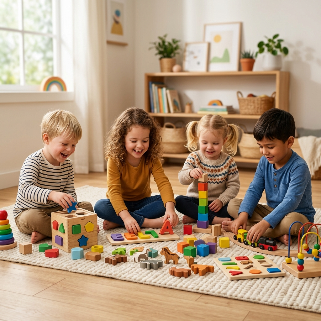 Giochi Educativi in Legno: Alternative agli Schermi
