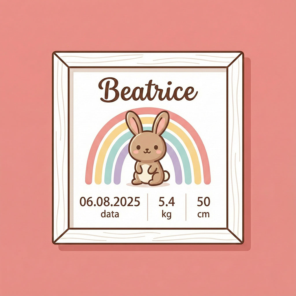 Quadri Nascita Personalizzati