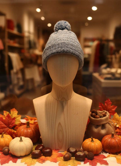 Manichino che indossa il berretto personalizzato bimbi unici