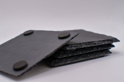 ✨ Edizione “Gabriele” – Bomboniera Battesimo con sottobicchiere in ardesia